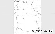 Blank Simple Map of Alpine