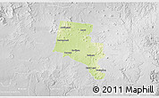 Physical 3D Map of Ballarat, lighten, desaturated