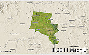 Satellite 3D Map of Ballarat, shaded relief outside