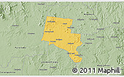 Savanna Style 3D Map of Ballarat