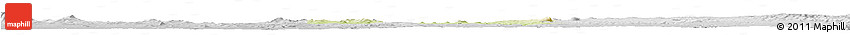 Physical Horizon Map of Ballarat, lighten, desaturated