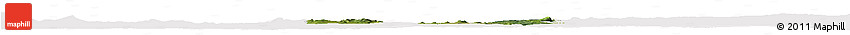 Satellite Horizon Map of Ballarat, cropped outside