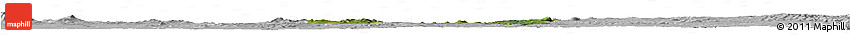 Satellite Horizon Map of Ballarat, lighten, desaturated