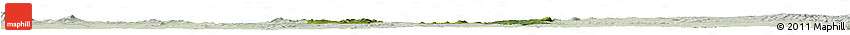 Satellite Horizon Map of Ballarat, lighten