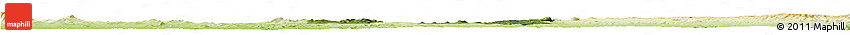 Satellite Horizon Map of Ballarat, physical outside