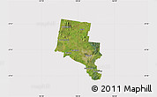 Satellite Map of Ballarat, cropped outside