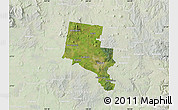 Satellite Map of Ballarat, lighten