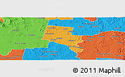 Political Panoramic Map of Ballarat