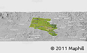Satellite Panoramic Map of Ballarat, lighten, desaturated