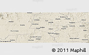 Shaded Relief Panoramic Map of Ballarat