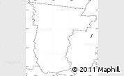Blank Simple Map of Darebin