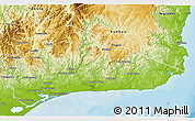 Physical 3D Map of East Gippsland