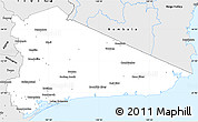 Silver Style Simple Map of East Gippsland