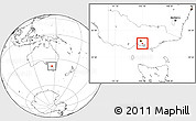 Blank Location Map of Frankston