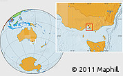 Political Location Map of Frankston