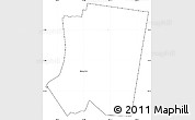 Blank Simple Map of Frankston, cropped outside