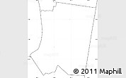 Blank Simple Map of Frankston, no labels