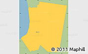 Savanna Style Simple Map of Frankston
