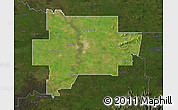 Satellite Map of Greater Shepparton, darken