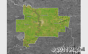 Satellite Map of Greater Shepparton, desaturated