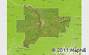 Satellite Map of Greater Shepparton, physical outside