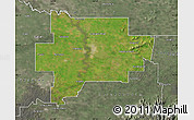 Satellite Map of Greater Shepparton, semi-desaturated