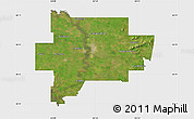 Satellite Map of Greater Shepparton, single color outside