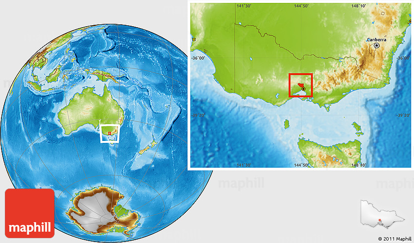 Physical Location Map of Hume