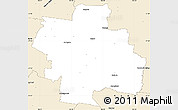Classic Style Simple Map of Macedon Ranges