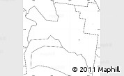 Blank Simple Map of Melbourne, no labels