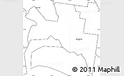 Blank Simple Map of Melbourne