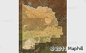Satellite Map of Mildura, darken