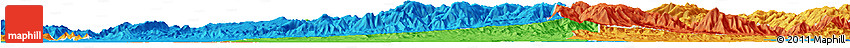 Political Horizon Map of Wangaratta