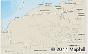 Shaded Relief 3D Map of Ashburton