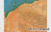 Satellite Map of Ashburton
