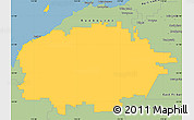 Savanna Style Simple Map of Ashburton