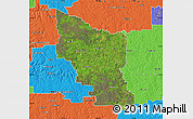 Satellite Map of Boyup Brook, political outside