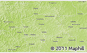 Physical 3D Map of Cuballing