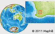 Physical Location Map of Cuballing