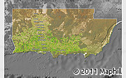 Satellite Map of Esperance, desaturated