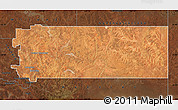 Satellite Map of Laverton, darken