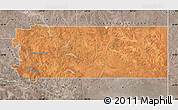 Satellite Map of Laverton, semi-desaturated