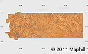 Satellite Map of Laverton, single color outside
