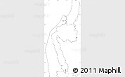 Blank Simple Map of Mandurah