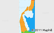 Political Simple Map of Mandurah