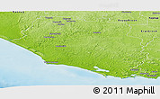 Physical Panoramic Map of Manjimup