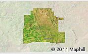 Satellite 3D Map of Mingenew, lighten