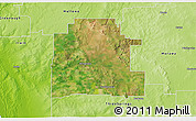 Satellite 3D Map of Mingenew, physical outside