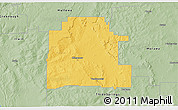 Savanna Style 3D Map of Mingenew