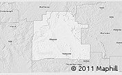 Silver Style 3D Map of Mingenew
